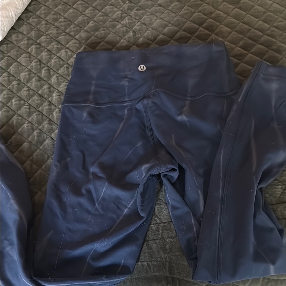 Lululemon Athletica Blue Leggings Soft and Relaxed